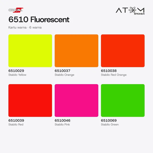 Oracal 6510 Fluorescent