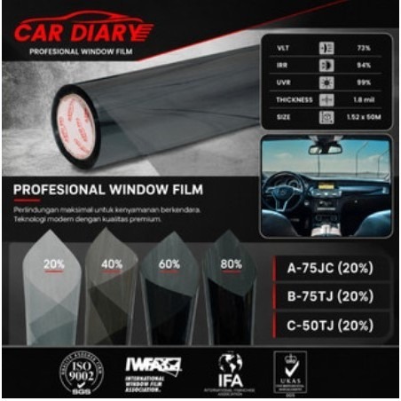 Car Diary Kaca Film Type A 25mtr