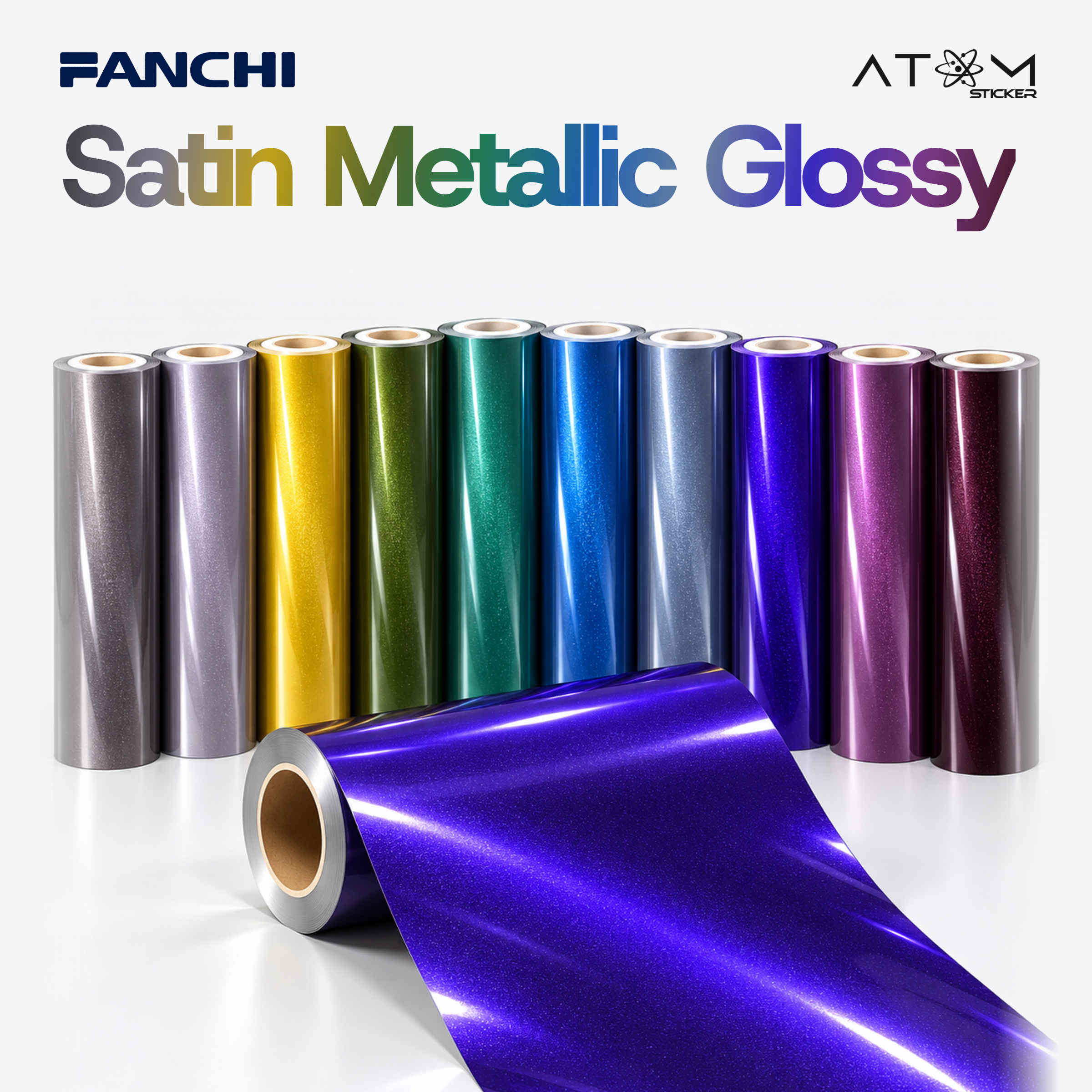 Fanchi Satin Metallic Glossy