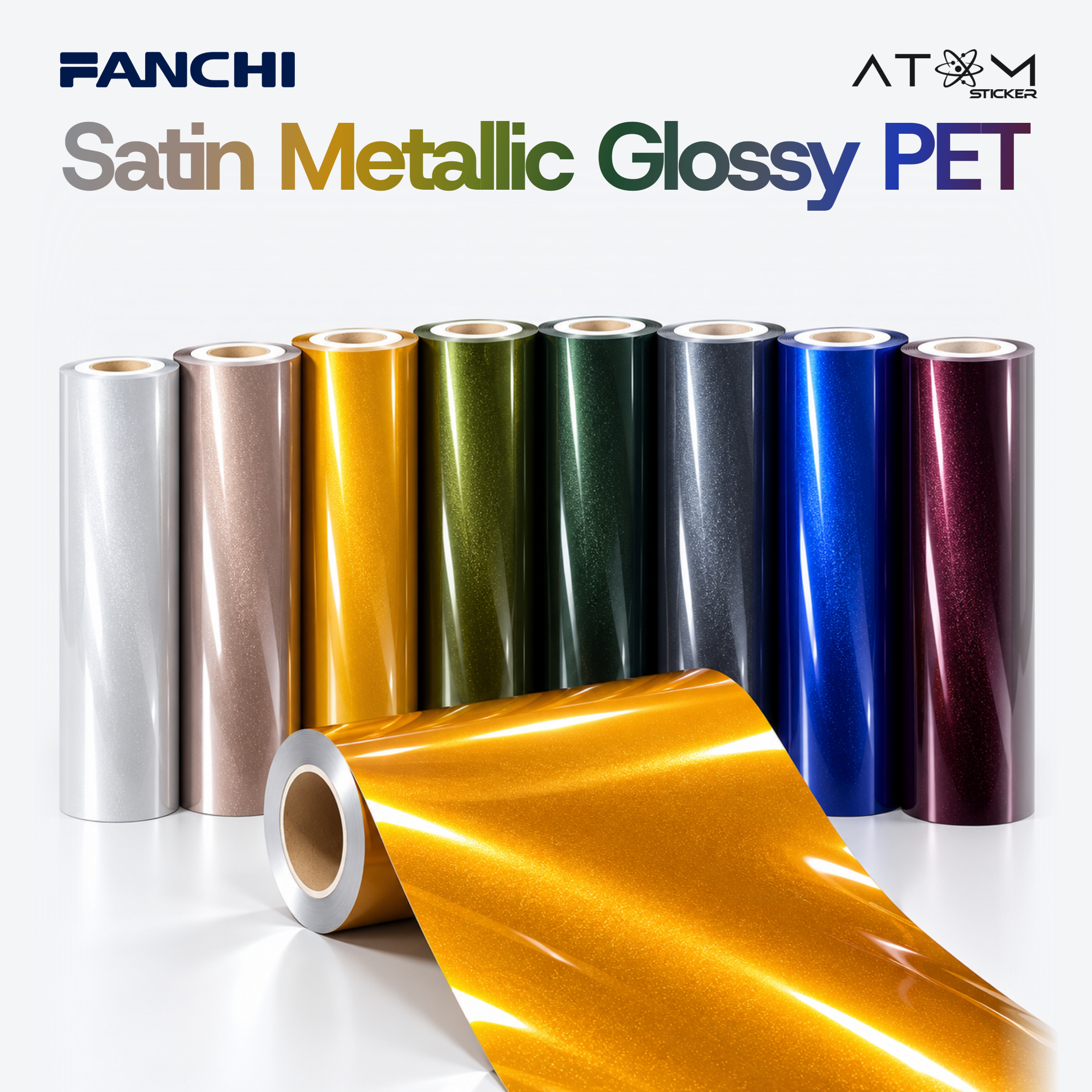 Fanchi Satin Metallic Glossy PET
